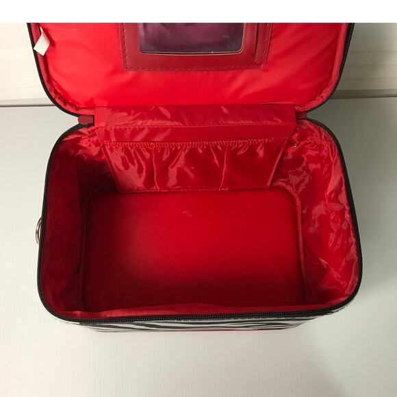 Zebra Print Travel Cosmetic Makeup Case - Picture 8 of 9